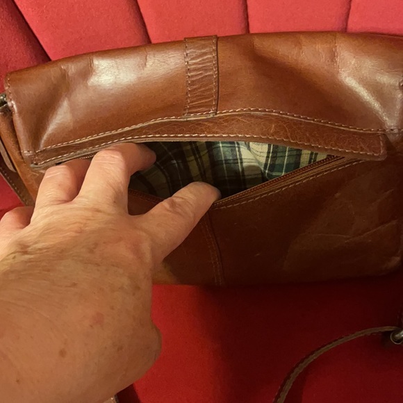 WILD WEST GENUINE LEATHER CROSSBODY BAG - Picture 6 of 9